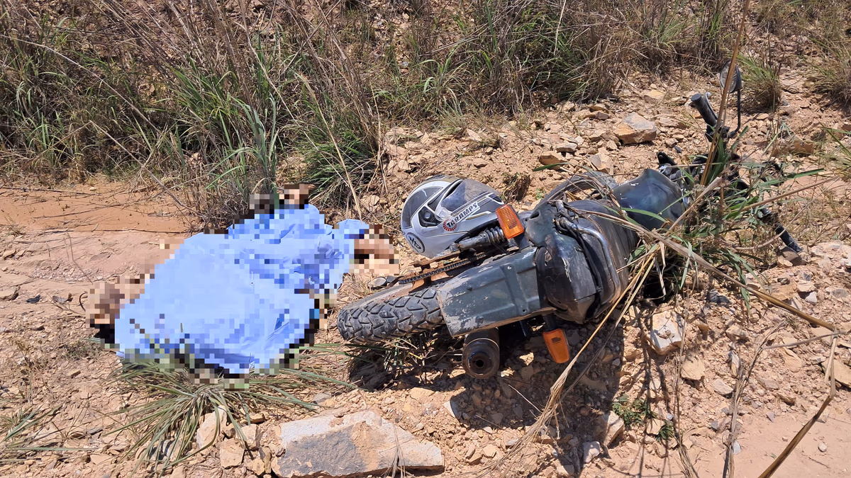 Nova Brasilândia registra segunda tragédia em menos de 24 horas e motociclista morre em estrada rural
