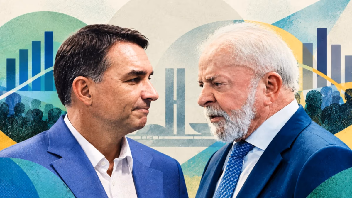 Flávio Bolsonaro abre vantagem sobre Lula em primeiras pesquisas do 2º turno